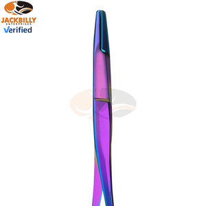 ที่จับเข็มขนาด 7.5 นิ้ว สีรุ้ง แบบแมนนวล ทำจากสแตนเลสสตีล หลายสี สำหรับศัลยกรรมจักษุ ได้รับการรับรองมาตรฐาน CE - Product Image 3