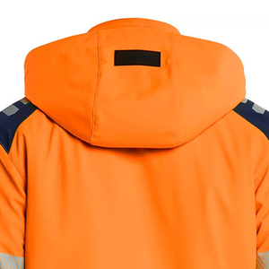 Wholesale Quality <b>High</b> <b>Visibility</b> Breathable Zippered Reflective <b>Softshell</b> Work <b>Jacket</b> Options OEM Service - Product Image 4