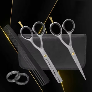 กรรไกรตัดผมคุณภาพสูง ใบมีดโค้ง สำหรับร้านเสริมสวยและร้านตัดผมมืออาชีพ ผลิตจากสแตนเลส รับผลิตแบบ OEM พร้อมสกรีนโลโก้ - Product Image 6