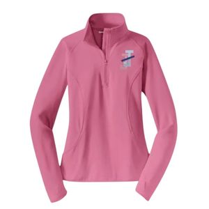 Jack and Jill Ladies Pink Premium Pullover Womens Soft Cotton Sweatshirt Stylish Casual Everyday Fashion Wear Layered Outfit <b>Top</b> - Product Image 1
