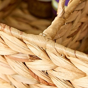 Porta Utensilios de Cocina de Jacinto de Agua, Estilo Boho, Porta Cubiertos de Jacinto de Agua, Decoración de Cocina de Fibra Natural, Venta al Por Mayor - Product Image 3