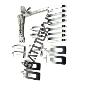 Système d'Écarteur Cervical Radiolucide en PEEK avec Lames en Acier Inoxydable – Instruments Chirurgicaux Vétérinaires Orthopédiques pour Arthroscopie - Product Image 6