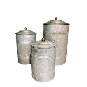 Recipiente galvanizado cuadrado para almacenar azúcar, té y café, caja contenedora para la mesa de la cocina, juego de recipientes decorativos con tapa. - Product Image 4