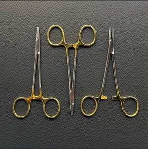 Portaagujas Mayo Hegar TC 12cm 5" de Carburo de Tungsteno, Instrumento Manual, Juego de 3 para Uso en Cirugía General - Product Image 1