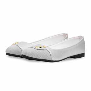 Zapatos planos plateados WN0988 - Product Image 3