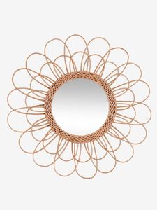 Premium Quality Layered Floral <b>Mirror</b> Rattan Kids Nursery <b>Wall</b> <b>Hanging</b> Decor Natural Handcrafted Wicker <b>Mirror</b> Rattan Decor Chin - Product Image 3