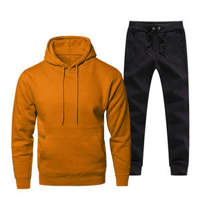 Trajes Deportivos de Forro Polar para Hombre, Diseño Personalizado, con Capucha, Poliéster/Algodón, con Serigrafía, para Deportes de Otoño - Product Image 1