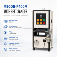 Machine à polir les métaux en acier inoxydable pour le débavurage par bande abrasive et le traitement de surface brossée pour pièces métalliques jusqu'à 400 mm