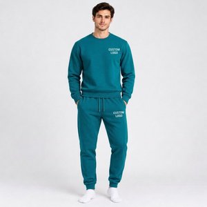 Ensemble de survêtement pour homme coupe classique avec broderie de logo personnalisé et impression sérigraphique, idéal pour la fabrication de vêtements - Product Image 6