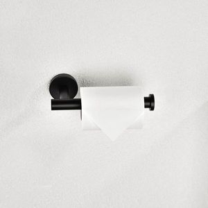 Confezione da 2 Portarotoli per Carta Igienica in Acciaio Inossidabile SUS304 Nero Opaco per Hotel e Bagni - Montaggio a Parete - Product Image 4