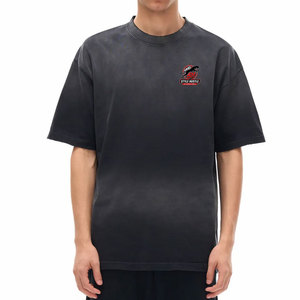 T-shirt personnalisé au design unique effet délavé par le soleil Nouveauté T-shirts effet délavé par le soleil Grandes tailles T-shirts effet délavé par le soleil à séchage rapide - Product Image 1