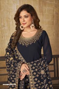 Conjunto de Salwar Kameez de Diseñador con Dupatta de Georgette Sintética de Alta Calidad, Traje Nuevo para Mujer, Bodas, Fiestas Festivas, Directo - Product Image 6