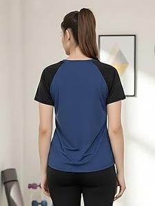 Dry Performance Multi Color Available Womens T Shirt Minimalist Design Breathable Quick Sportswear Gym Workout <b>Tops</b> - Product Image 3