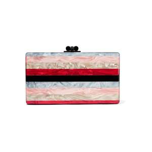 Pochette de soirée en résine écologique haut de gamme pour femmes, accessoires de mode en cristal - Product Image 2