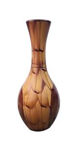 Handcrafted <b>Wooden</b> Log <b>Slice</b> Vase Rustic Decorative Flower Holder - Product Image 5