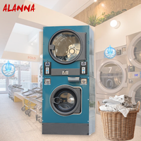 Laveuse et sécheuse commerciales 20kg 25kg, équipement de blanchisserie en libre-service, monophasé