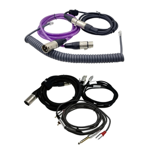 고품질 9코어 주석 도금 구리 스피커 XLR 케이블 50피트/500mm 1.2mm 맞춤형 제어 브레이디드 PBT PTFE 가전 전문가용 - Product Image 1