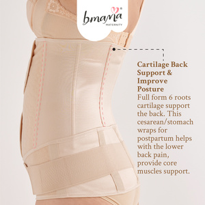 Ceinture de soutien abdominale post-partum Bmama pour récupération après césarienne, ajustable, pour maternité et confinement, vente en gros - Product Image 2