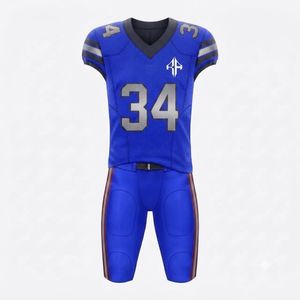 Conjunto de Jersey de Fútbol Americano para Hombre, 100% Poliéster, para Todas las Temporadas, Cuello en V, Impresión por Transferencia de Calor, Cómodo, RIVIAN ATLANTIC - Product Image 2