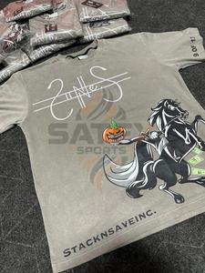 <b>Men</b> Cotton T-Shirt Short Sleeve Summer Vintage Streetwear Casual <b>Animal</b> Pattern Printed Fashionable Shirts - Product Image 3