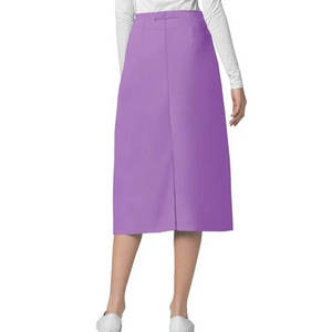 Jupe de travail violette pour femmes, en coton et polyester tissé, pantalon d'uniforme d'hôpital pour usage médical - Product Image 2
