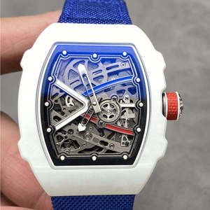 Montre mécanique pour homme RM Factory de haute qualité, nouvelle montre de luxe en fibre de carbone, mouvement squelette tourbillon RM67-02 - Product Image 6