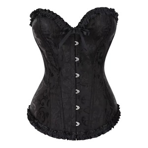 Corsé Moldeador Blanco para Mujer, Control Firme, Diseño con Cierre de Gancho y Ojo, Ribete de Encaje, Uso Diario para Adultos - Product Image 6