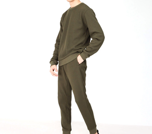 Conjuntos Deportivos de Invierno para Hombre, Ropa Deportiva Urbana, de Secado Rápido, Transpirable, de Alta Calidad, 2 Piezas, Logotipo Personalizado OEM de Fábrica - Product Image 2