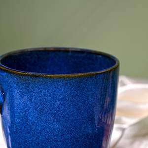 Juego de Tazas de Café de Cerámica Abhita, Modernas, de Lujo, Color Brillante, 350 ml, Ecológicas, Duraderas, Portátiles, Azules, para Oficina y Hogar, Ideales para Regalo - Product Image 6