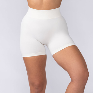 Shorts Deportivos para Mujer, Cintura Elástica, Transpirables, para Yoga, Ejercicio, Correr, Sin Costuras - Product Image 1