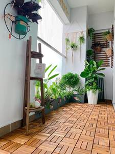 Dalles de terrasse extérieures en bois d'acacia massif du Vietnam, emboîtables, contemporaines, écologiques, sans entretien, imperméables - Product Image 6