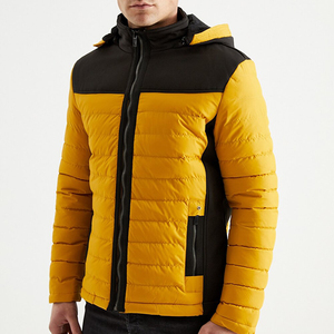 Custom logo Custom Men's Thicken <b>Bubble</b> <b>Coat</b> Streetwear Printing Webbing Puffer Jacket Winter Men Hooded Down Jacket 2025 Winter - Product Image 4