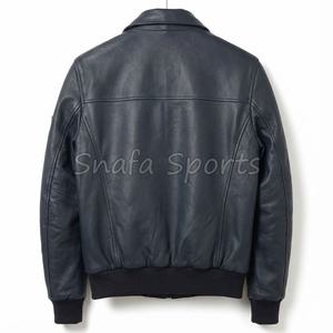2026 Men's Comfortable Warm Leather Jacket High Quality Customized Winter Coat In Wholesale High Quality Low Price - Product Image 2