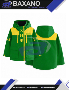 Chaqueta Cortavientos Premium de la Hermandad Chi Eta Phi CEPhi, Chaqueta Cortavientos con Capucha de Alta Calidad, Chaqueta Deportiva Plegable - Product Image 4
