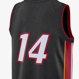 Maillot de basket vintage personnalisé pour homme, respirant, en maille, sans manches, coupe classique, 100 % polyester, vêtements de sport - Product Image 5