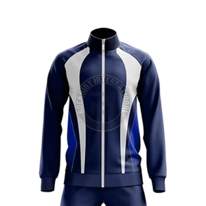 Survêtement en polyester et coton de haute qualité, tissu durable, coupe décontractée, idéal pour le fitness, les sports et les tenues décontractées. - Product Image 3