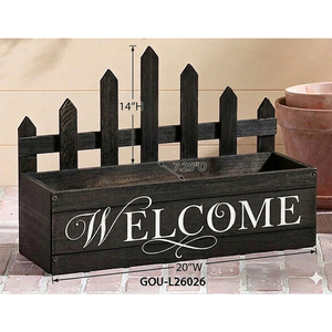 Macetero de madera de bienvenida - Product Image 5