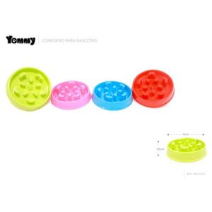 Yommy Slow <b>Feeder</b> Bowl 20cm Pet Food Dish For Dogs <b>Cats</b> - Product Image 1