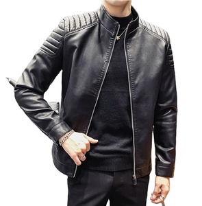 ¡Novedad de 2025! Chaqueta de cuero personalizada de alta calidad para hombre, ropa informal de diseño de alta moda, tela de lona para invierno - Product Image 4