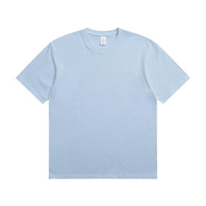 T-shirt à manches courtes pour homme, col ras du cou, haute qualité, style jeune, été, 200 grammes, tissé polyester/coton, écologique, vierge - Product Image 6