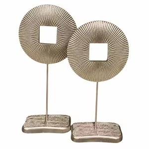 Collection de sculptures métalliques de luxe, figurines d'art haut de gamme pour salon, hall d'hôtel, bureau, jardin, décoration intérieure - Product Image 2