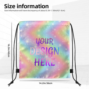 <b>Top</b> Quality Custom Folding Waterproof Drawstring Backpack Draw Gym <b>String</b> Bag for Outdoor Casual Drawstring Bags - Product Image 3