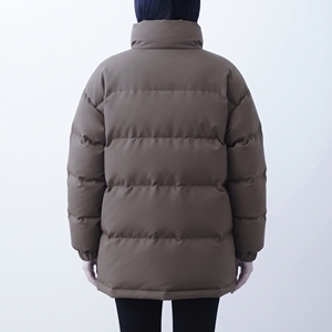 Veste longue matelassée pour femme, à capuche, chaude, d'hiver, en duvet, vêtement d'extérieur décontracté - Product Image 5