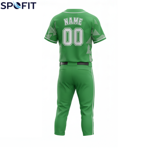 Vente en gros d'uniformes d'équipe de baseball personnalisés, maillot et pantalon de baseball sublimés de haute qualité avec tissu respirant pour l'entraînement - Product Image 6