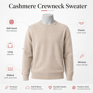 Suéter de Cachemira de Alta Calidad para Mujer con Tela Suave Premium, Cálido, Cómodo, Transpirable y de Diseño Ligero - Product Image 6