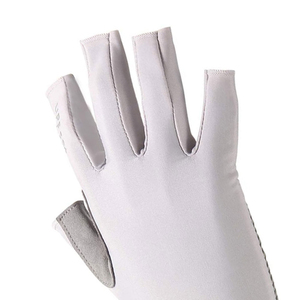 Gants de pêche légers à demi-doigts, respirants et à séchage rapide, avec grip antidérapant et fermeture auto-agrippante, unisexe, pour la pêche estivale - Product Image 6