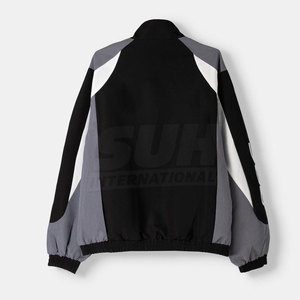 Veste de sport d'hiver pour homme, 100% polyester, col montant, logo personnalisé sur le devant, taille plus, respirante, écologique - Product Image 2
