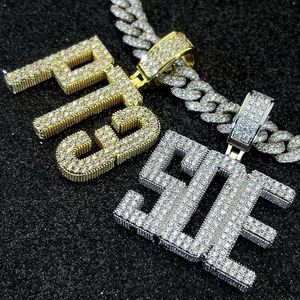 AMBER JEWELS T-235 Colgante Hip Hop Unisex de Oro Sólido de 18K con Diamante Natural, Corte Brillante Redondo, Certificado IGI, para Fiestas - Product Image 3