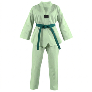 Breathable Fabric Comfortable Athletic Fit Martial Arts Training <b>Suit</b> for Men Women Youth Beginners Taekwondo Dobok Uniform - Product Image 1