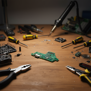 Scheda connettore di ricarica Motorola Moto One Vision - Ricambio - Product Image 3